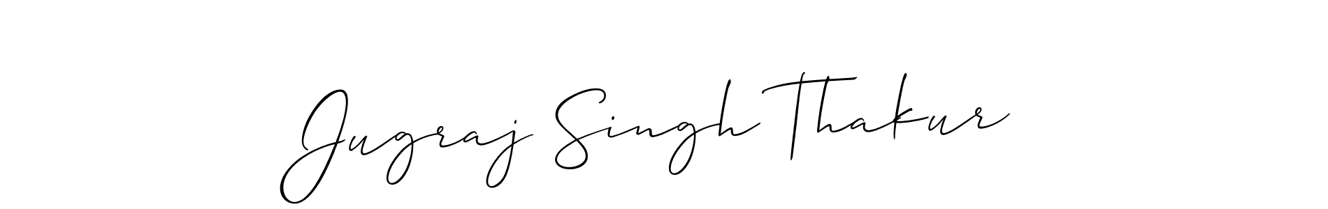 Design your own signature with our free online signature maker. With this signature software, you can create a handwritten (Allison_Script) signature for name Jugraj Singh Thakur. Jugraj Singh Thakur signature style 2 images and pictures png