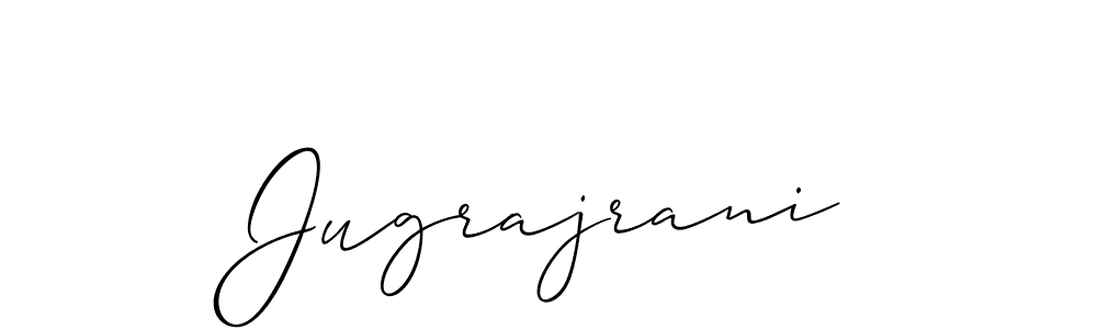 You can use this online signature creator to create a handwritten signature for the name Jugrajrani. This is the best online autograph maker. Jugrajrani signature style 2 images and pictures png