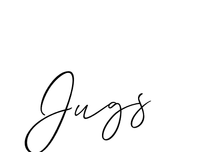 Jugs stylish signature style. Best Handwritten Sign (Allison_Script) for my name. Handwritten Signature Collection Ideas for my name Jugs. Jugs signature style 2 images and pictures png