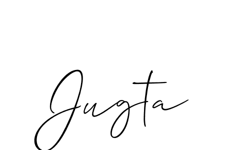 Make a beautiful signature design for name Jugta. Use this online signature maker to create a handwritten signature for free. Jugta signature style 2 images and pictures png