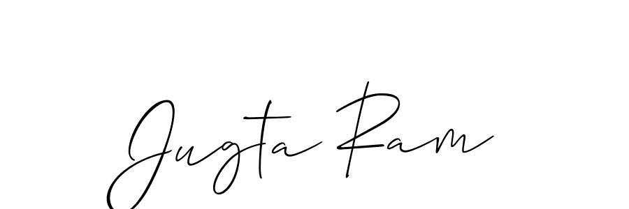 How to Draw Jugta Ram signature style? Allison_Script is a latest design signature styles for name Jugta Ram. Jugta Ram signature style 2 images and pictures png