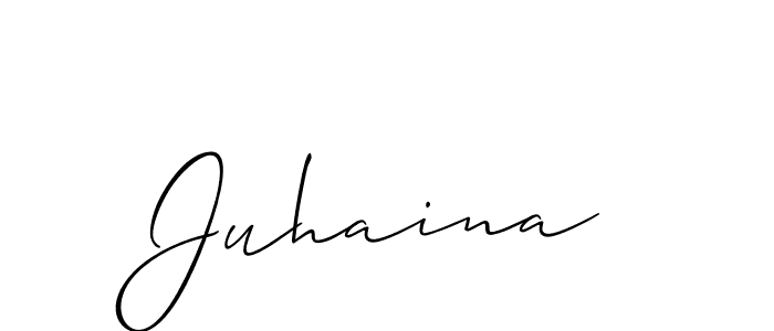 Also You can easily find your signature by using the search form. We will create Juhaina name handwritten signature images for you free of cost using Allison_Script sign style. Juhaina signature style 2 images and pictures png