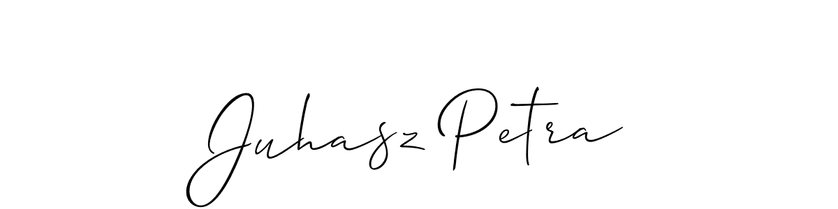 if you are searching for the best signature style for your name Juhasz Petra. so please give up your signature search. here we have designed multiple signature styles  using Allison_Script. Juhasz Petra signature style 2 images and pictures png