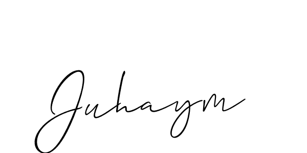 It looks lik you need a new signature style for name Juhaym. Design unique handwritten (Allison_Script) signature with our free signature maker in just a few clicks. Juhaym signature style 2 images and pictures png