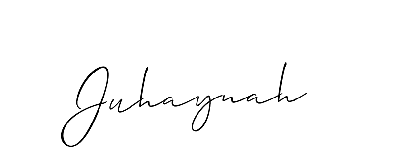 You can use this online signature creator to create a handwritten signature for the name Juhaynah. This is the best online autograph maker. Juhaynah signature style 2 images and pictures png