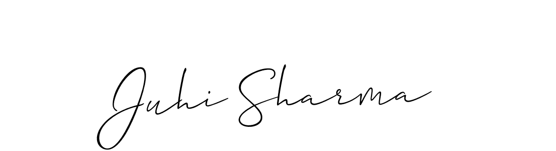 Once you've used our free online signature maker to create your best signature Allison_Script style, it's time to enjoy all of the benefits that Juhi Sharma name signing documents. Juhi Sharma signature style 2 images and pictures png
