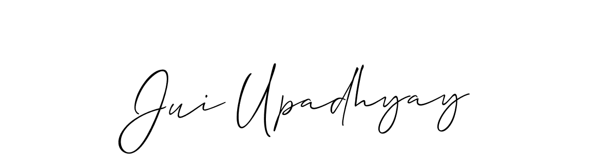 Best and Professional Signature Style for Jui Upadhyay. Allison_Script Best Signature Style Collection. Jui Upadhyay signature style 2 images and pictures png
