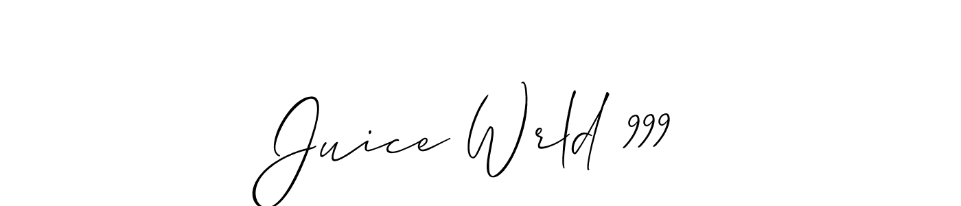 Also we have Juice Wrld 999 name is the best signature style. Create professional handwritten signature collection using Allison_Script autograph style. Juice Wrld 999 signature style 2 images and pictures png