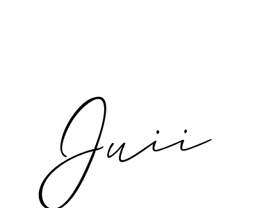 Best and Professional Signature Style for Juii. Allison_Script Best Signature Style Collection. Juii signature style 2 images and pictures png