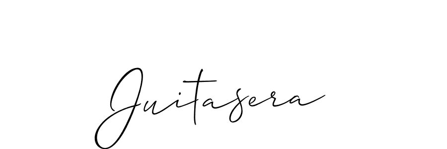 Create a beautiful signature design for name Juitasera. With this signature (Allison_Script) fonts, you can make a handwritten signature for free. Juitasera signature style 2 images and pictures png