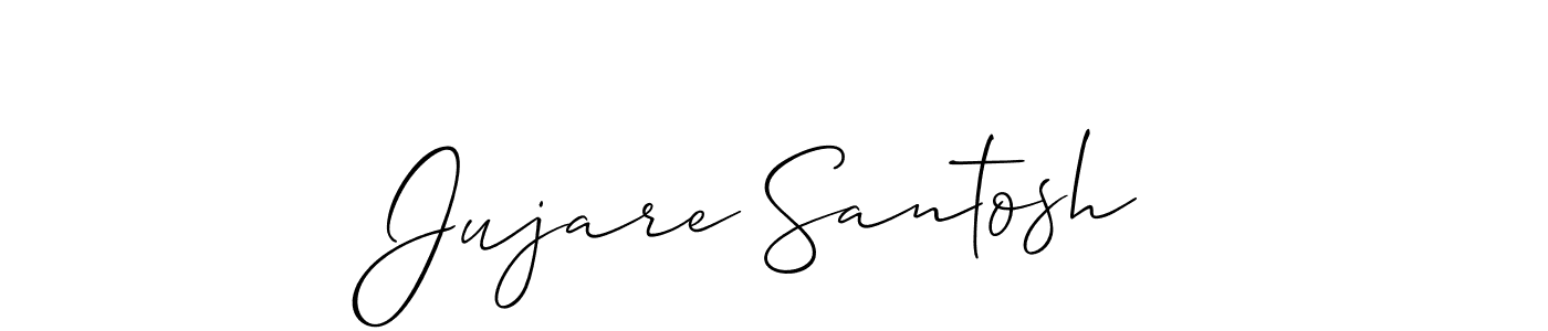 Make a beautiful signature design for name Jujare Santosh. Use this online signature maker to create a handwritten signature for free. Jujare Santosh signature style 2 images and pictures png