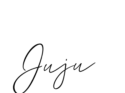 Use a signature maker to create a handwritten signature online. With this signature software, you can design (Allison_Script) your own signature for name Juju. Juju signature style 2 images and pictures png