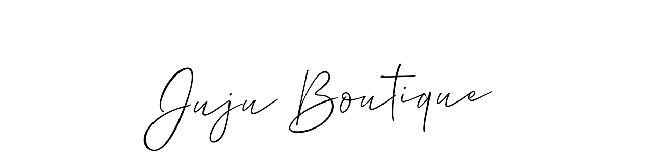 Check out images of Autograph of Juju Boutique name. Actor Juju Boutique Signature Style. Allison_Script is a professional sign style online. Juju Boutique signature style 2 images and pictures png