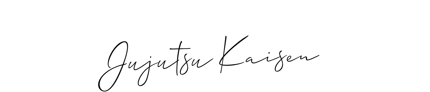 Jujutsu Kaisen stylish signature style. Best Handwritten Sign (Allison_Script) for my name. Handwritten Signature Collection Ideas for my name Jujutsu Kaisen. Jujutsu Kaisen signature style 2 images and pictures png