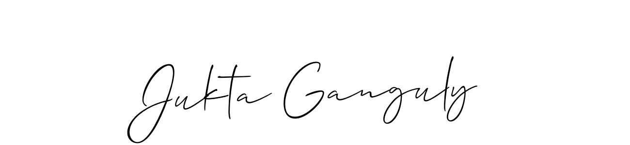 How to make Jukta Ganguly signature? Allison_Script is a professional autograph style. Create handwritten signature for Jukta Ganguly name. Jukta Ganguly signature style 2 images and pictures png