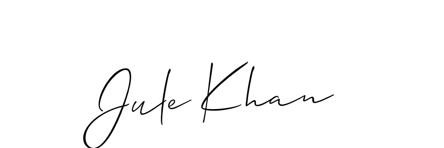 See photos of Jule Khan official signature by Spectra . Check more albums & portfolios. Read reviews & check more about Allison_Script font. Jule Khan signature style 2 images and pictures png