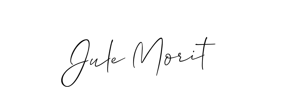 Similarly Allison_Script is the best handwritten signature design. Signature creator online .You can use it as an online autograph creator for name Jule Morit. Jule Morit signature style 2 images and pictures png