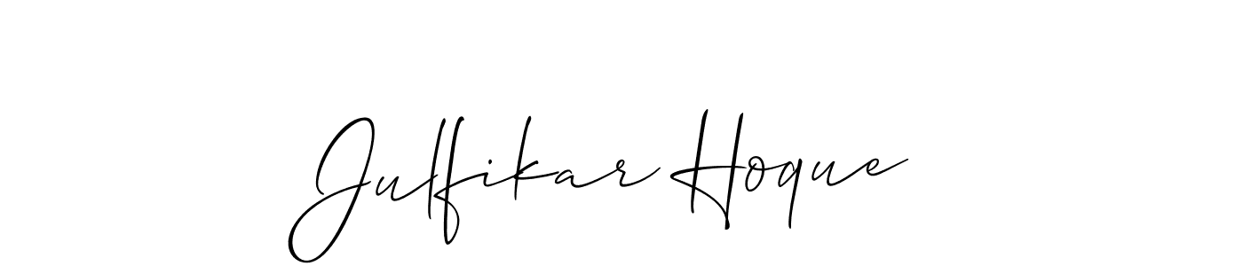 How to Draw Julfikar Hoque signature style? Allison_Script is a latest design signature styles for name Julfikar Hoque. Julfikar Hoque signature style 2 images and pictures png