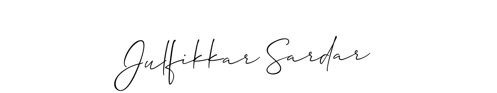 How to Draw Julfikkar Sardar signature style? Allison_Script is a latest design signature styles for name Julfikkar Sardar. Julfikkar Sardar signature style 2 images and pictures png