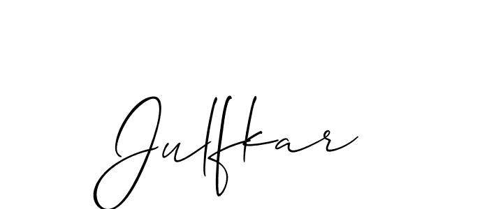 Also we have Julfkar name is the best signature style. Create professional handwritten signature collection using Allison_Script autograph style. Julfkar signature style 2 images and pictures png