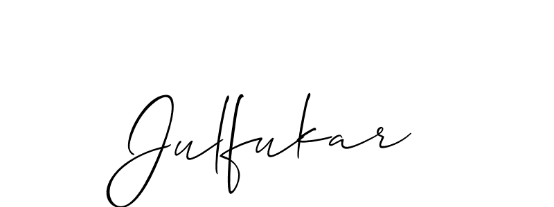 Best and Professional Signature Style for Julfukar. Allison_Script Best Signature Style Collection. Julfukar signature style 2 images and pictures png