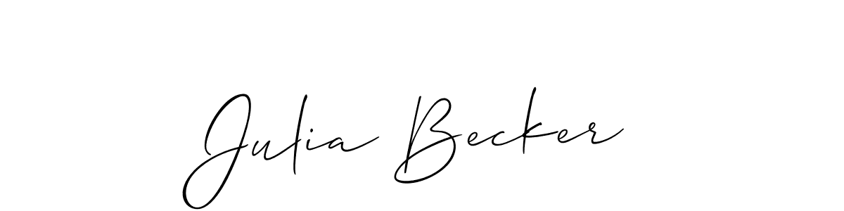 Make a beautiful signature design for name Julia Becker. With this signature (Allison_Script) style, you can create a handwritten signature for free. Julia Becker signature style 2 images and pictures png