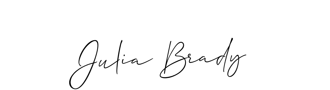 Similarly Allison_Script is the best handwritten signature design. Signature creator online .You can use it as an online autograph creator for name Julia Brady. Julia Brady signature style 2 images and pictures png