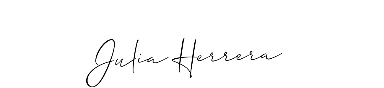 Also You can easily find your signature by using the search form. We will create Julia Herrera name handwritten signature images for you free of cost using Allison_Script sign style. Julia Herrera signature style 2 images and pictures png