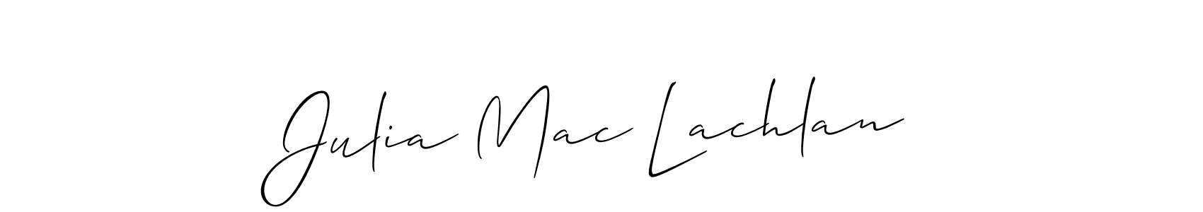 Check out images of Autograph of Julia Mac Lachlan name. Actor Julia Mac Lachlan Signature Style. Allison_Script is a professional sign style online. Julia Mac Lachlan signature style 2 images and pictures png