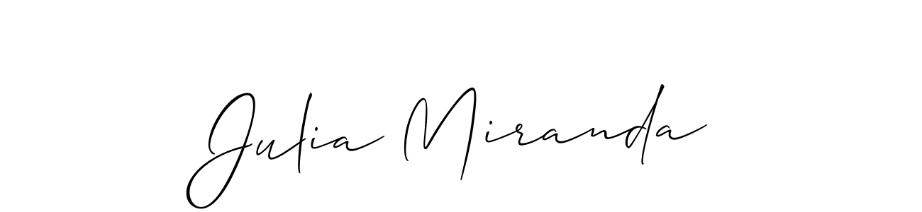 You can use this online signature creator to create a handwritten signature for the name Julia Miranda. This is the best online autograph maker. Julia Miranda signature style 2 images and pictures png