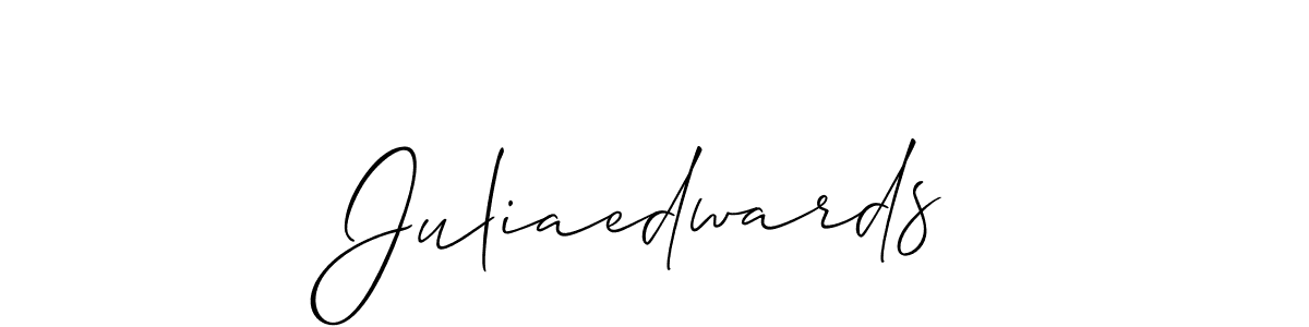 It looks lik you need a new signature style for name Juliaedwards. Design unique handwritten (Allison_Script) signature with our free signature maker in just a few clicks. Juliaedwards signature style 2 images and pictures png