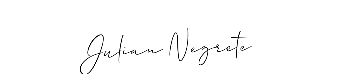 if you are searching for the best signature style for your name Julian Negrete. so please give up your signature search. here we have designed multiple signature styles  using Allison_Script. Julian Negrete signature style 2 images and pictures png