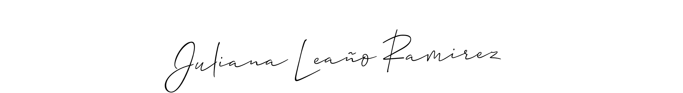 You can use this online signature creator to create a handwritten signature for the name Juliana Leaño Ramirez. This is the best online autograph maker. Juliana Leaño Ramirez signature style 2 images and pictures png