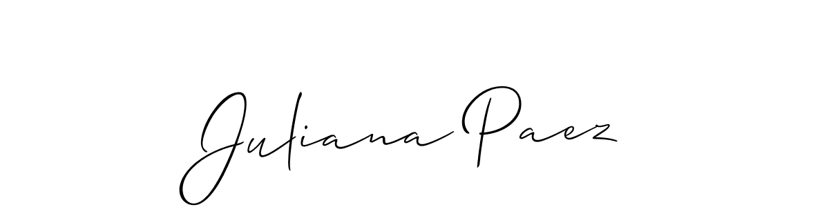 Once you've used our free online signature maker to create your best signature Allison_Script style, it's time to enjoy all of the benefits that Juliana Paez name signing documents. Juliana Paez signature style 2 images and pictures png