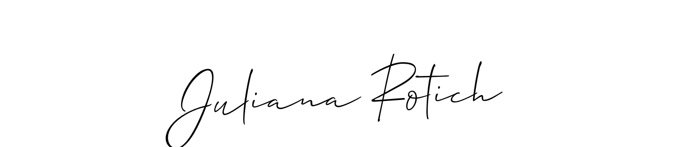 How to Draw Juliana Rotich signature style? Allison_Script is a latest design signature styles for name Juliana Rotich. Juliana Rotich signature style 2 images and pictures png