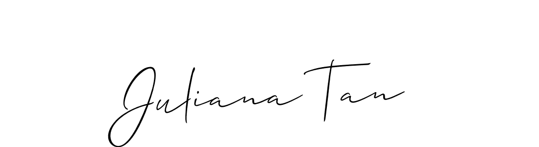 if you are searching for the best signature style for your name Juliana Tan. so please give up your signature search. here we have designed multiple signature styles  using Allison_Script. Juliana Tan signature style 2 images and pictures png