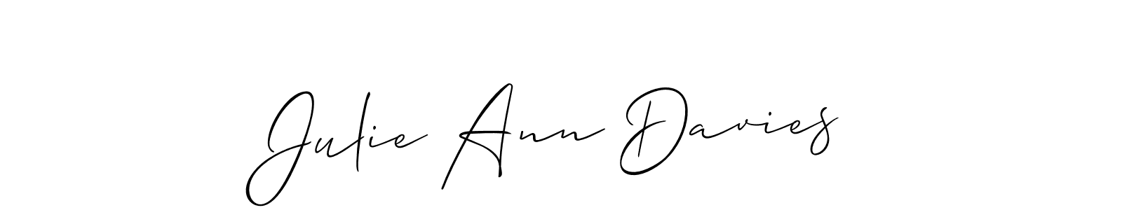 Best and Professional Signature Style for Julie Ann Davies. Allison_Script Best Signature Style Collection. Julie Ann Davies signature style 2 images and pictures png
