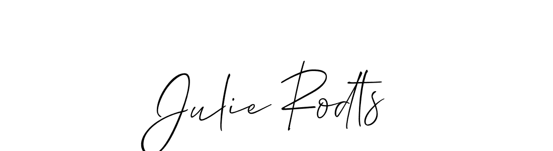 Also we have Julie Rodts name is the best signature style. Create professional handwritten signature collection using Allison_Script autograph style. Julie Rodts signature style 2 images and pictures png