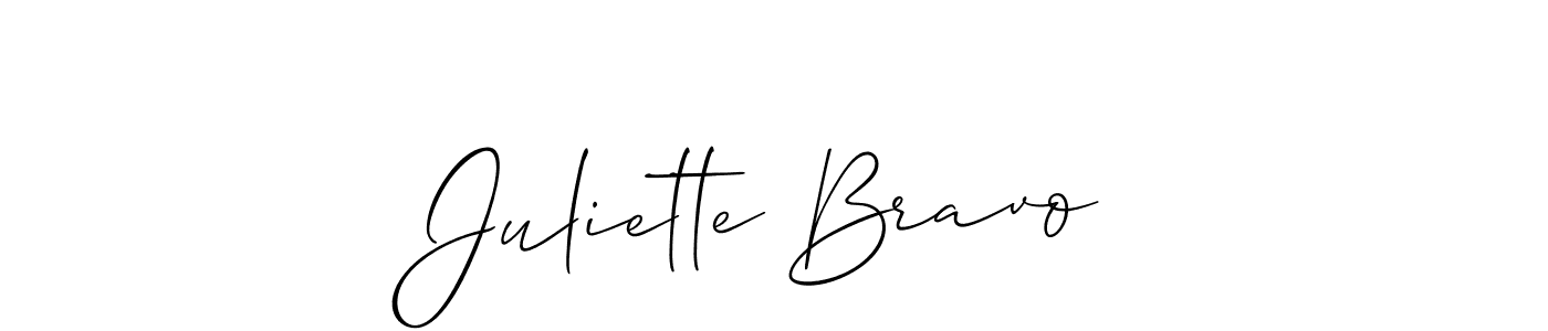 Similarly Allison_Script is the best handwritten signature design. Signature creator online .You can use it as an online autograph creator for name Juliette Bravo. Juliette Bravo signature style 2 images and pictures png