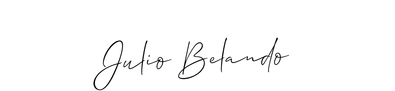 Once you've used our free online signature maker to create your best signature Allison_Script style, it's time to enjoy all of the benefits that Julio Belando name signing documents. Julio Belando signature style 2 images and pictures png