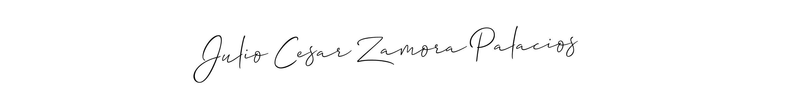 You should practise on your own different ways (Allison_Script) to write your name (Julio Cesar Zamora Palacios) in signature. don't let someone else do it for you. Julio Cesar Zamora Palacios signature style 2 images and pictures png