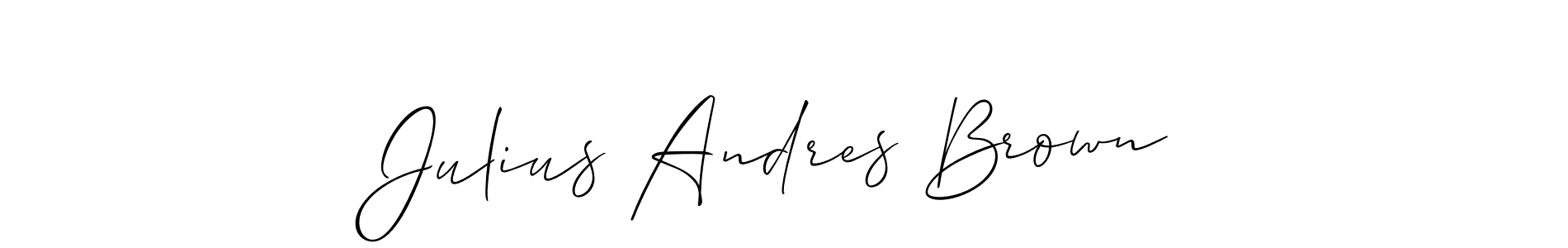 Make a beautiful signature design for name Julius Andres Brown. Use this online signature maker to create a handwritten signature for free. Julius Andres Brown signature style 2 images and pictures png