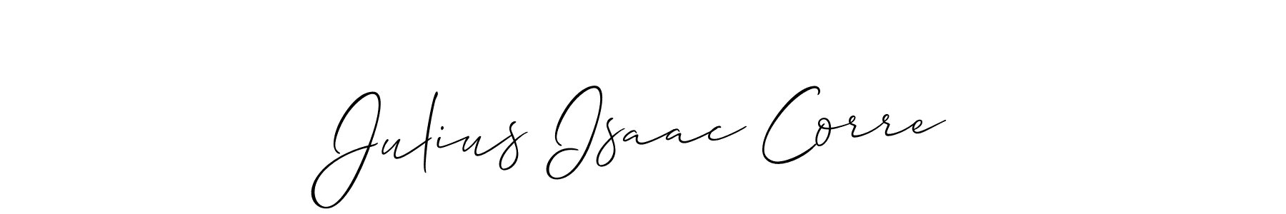 How to Draw Julius Isaac Corre signature style? Allison_Script is a latest design signature styles for name Julius Isaac Corre. Julius Isaac Corre signature style 2 images and pictures png