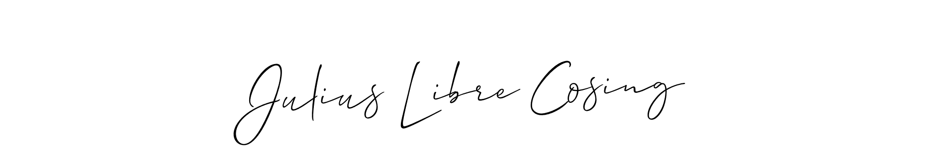You can use this online signature creator to create a handwritten signature for the name Julius Libre Cosing. This is the best online autograph maker. Julius Libre Cosing signature style 2 images and pictures png