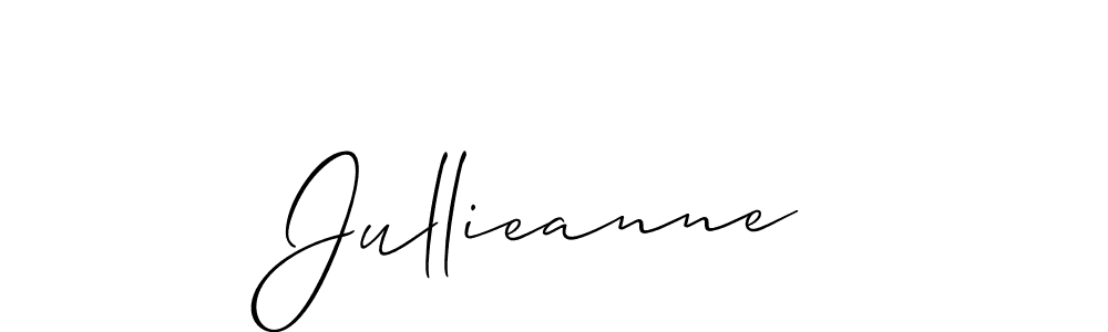 Also we have Jullieanne name is the best signature style. Create professional handwritten signature collection using Allison_Script autograph style. Jullieanne signature style 2 images and pictures png