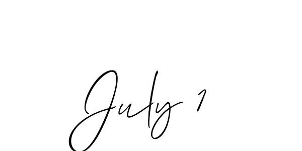 Similarly Allison_Script is the best handwritten signature design. Signature creator online .You can use it as an online autograph creator for name July 1. July 1 signature style 2 images and pictures png
