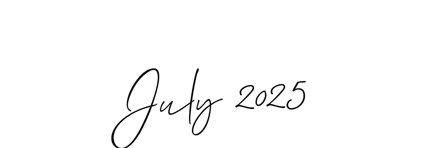 Make a beautiful signature design for name July 2025. Use this online signature maker to create a handwritten signature for free. July 2025 signature style 2 images and pictures png