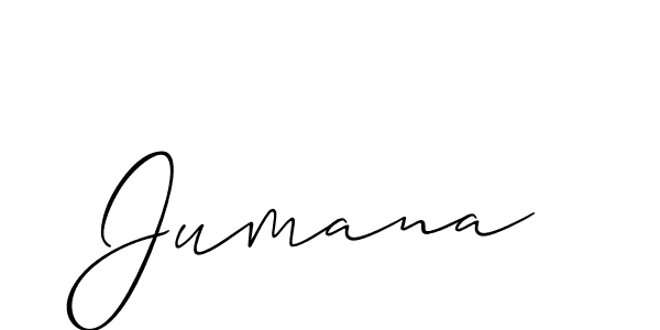 Make a beautiful signature design for name Jumana. Use this online signature maker to create a handwritten signature for free. Jumana signature style 2 images and pictures png