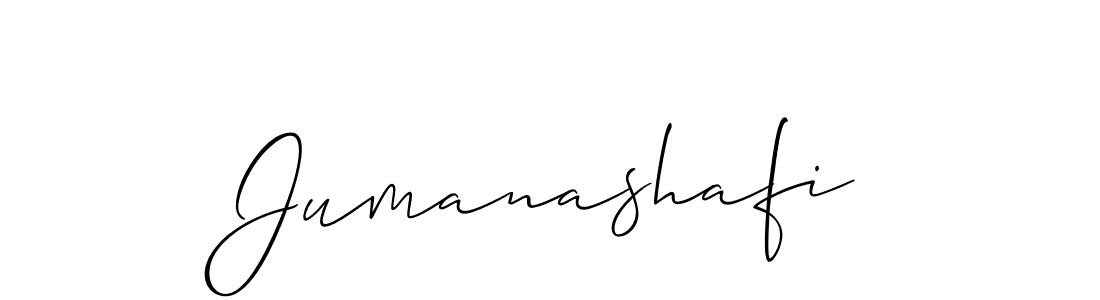 Similarly Allison_Script is the best handwritten signature design. Signature creator online .You can use it as an online autograph creator for name Jumanashafi. Jumanashafi signature style 2 images and pictures png