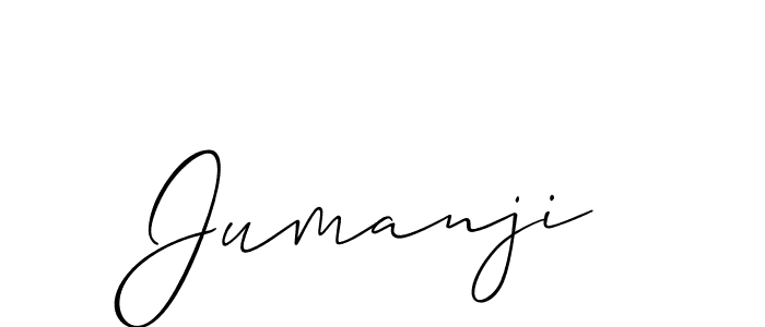Jumanji stylish signature style. Best Handwritten Sign (Allison_Script) for my name. Handwritten Signature Collection Ideas for my name Jumanji. Jumanji signature style 2 images and pictures png